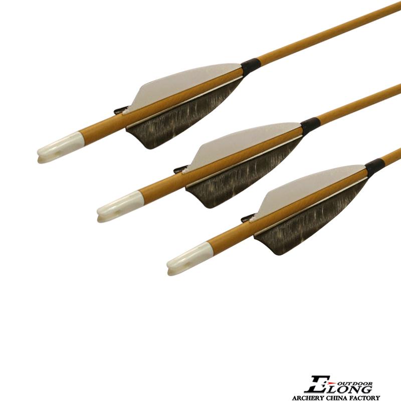 SP600 Feather Wood Camo Carbon Arrows