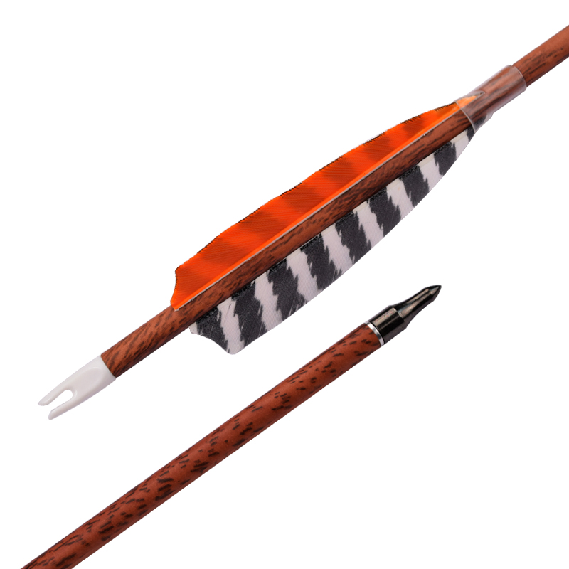 SP 400 Tradtional Wood Camo Carbon Arrows 