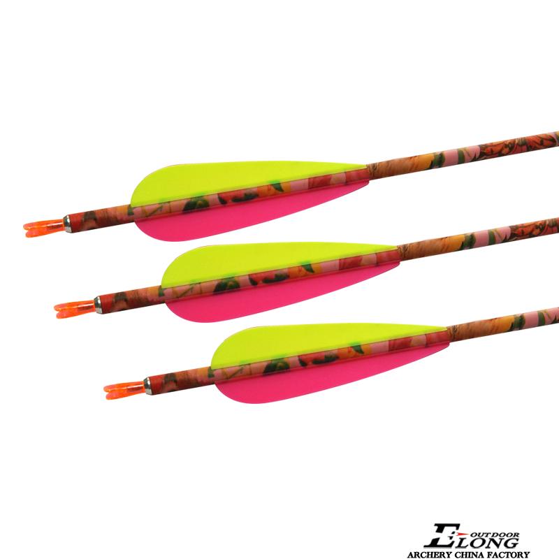 SP400 Pink Camo Carbon Arrows for Girls