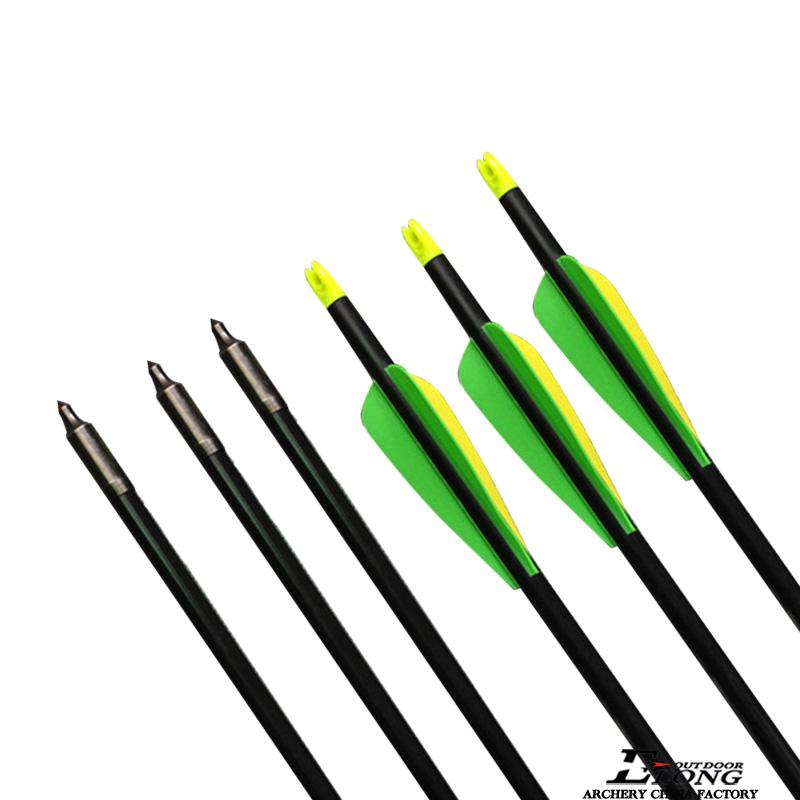 8075-8mm Fiberglass Arrows with Glue-on Tips