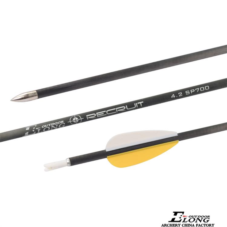 ELONG 4.2新兵碳箭专业比赛品质4.2内径千3直线度可定制弓箭箭支