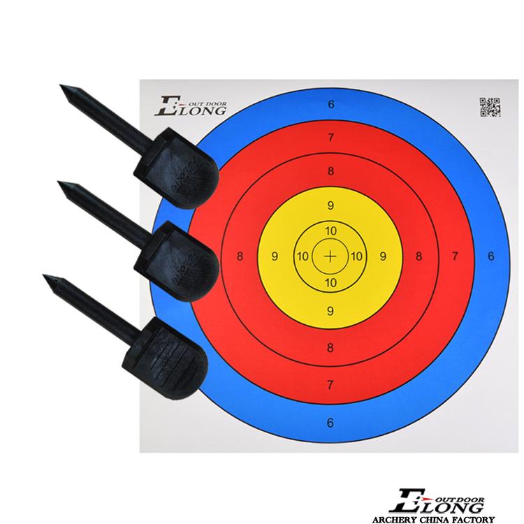 Archery Shooting Equipment Bow Gear Plastic Target Paper Face Pins