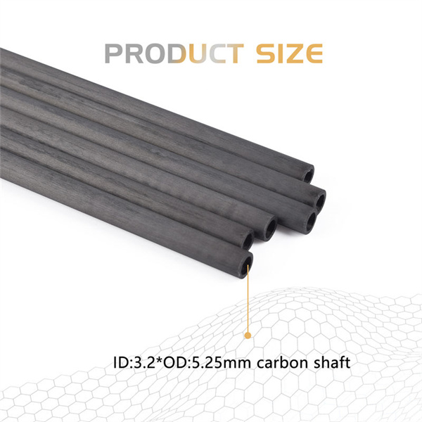 Elong Outdoor 40T High Modulus Carbon Shaft 3.2mm Carbon Fiber Shaft Arrow Shaft 
