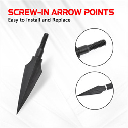 Elong Outdoor 125grain archery screw arrowheads
