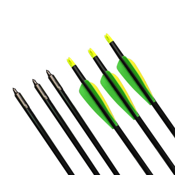 8075-8mm Fiberglass Arrows with Glue-on Tips