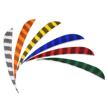 4''stripe streamline turkey feather arrow fletching