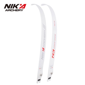 NIKA Archery N3 68 / 70 inch Recurve Bow Carbon ILF Limbs-White Color