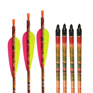 SP400 Pink Camo Carbon Arrows for Girls