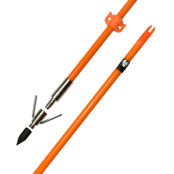 8mm Archery Bow Fishing Solid Fiberglass Arrow
