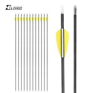 ELONG OUTDOOR ID3.2MM Pure Carbon Arrow For Archery Target Shooting 121125