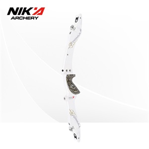 Nika Archery ET-9 Carbon Formula Recurve Riser ILF 25inch-White