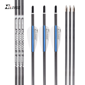 Elong Outdoor IAN Pure Carbon Arrow ID 4.2mm Archery Target Shooting Arrows