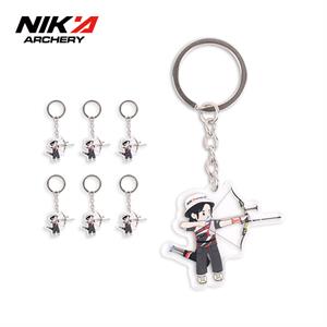 Nika Archery Acrylic Girls Keychain