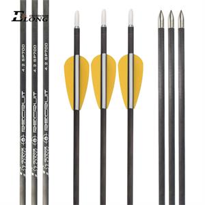 Elong Outdoor Recruit 4.2mm Carbon Arrow with Plastic Vanes
