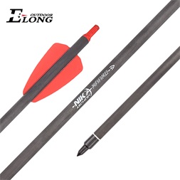 ELONG弓箭配件15寸弩碳箭射箭训练箭支