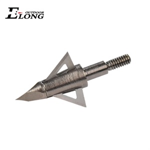 Metal Hunting Broadhead 3 Fixed Sharp Blades Arrow Tips