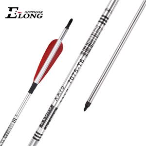 Elong Outdoor 2117 7075-T6 Aluminum Arrow With Trukey Feather